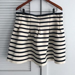 Striped scuba skirt - never worn! (Gap)